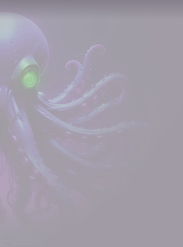 Octopus background decoration