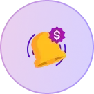 Price alerts icon cluster